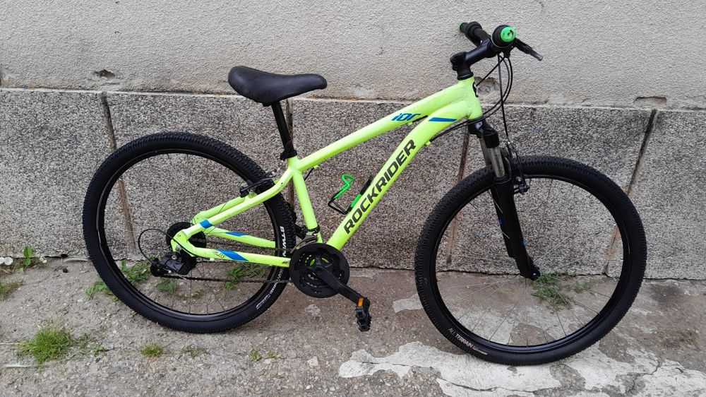 Bicicleta mountainbike Rockrider ST100, hardtail, 27,5 Inch, Aluminiu, 21 viteze