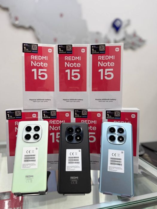 REDMI Note 15 4G 2026 New Super Skidka+Garantiya+Dastavka