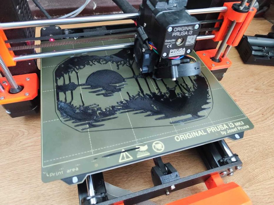 Prusa i3 MK3S + Raspberry Pi Zero 2 W (PrusaLink / Printables)