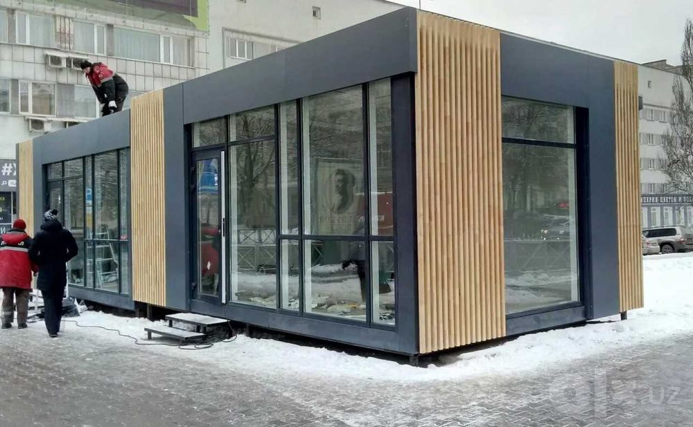 savdo pavilyonlari, turar-joy va noturar. Dostavka