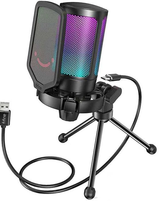 FIFINE AmpliGame AV6 - настольный стриминговый микрофон