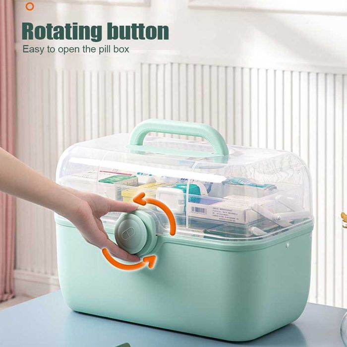 Кутия и органайзер за лекарства тип куфар АПТЕЧКА