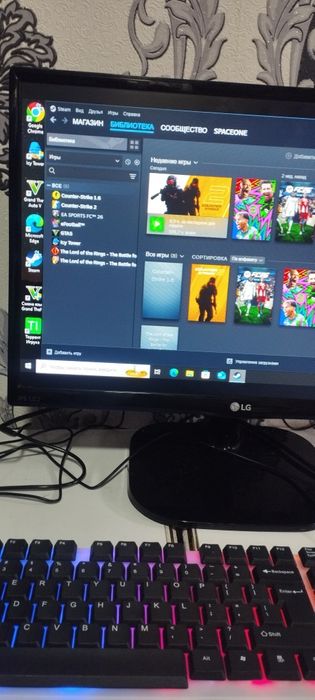 Igrovoy Kompyuter gaming GTX 1050 ti 4 gb