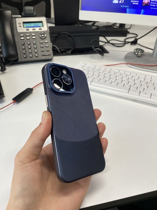 Iphone 15 pro max dark blue titanuim
