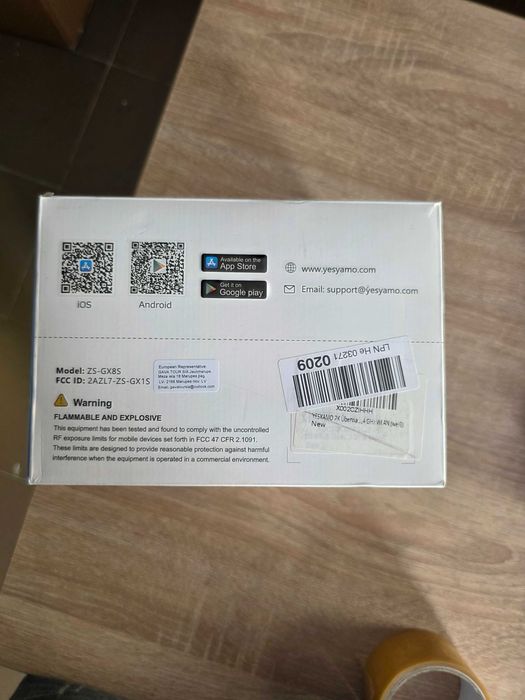 Camera de supraveghere wireless YESYAMO 2K cu panou solar