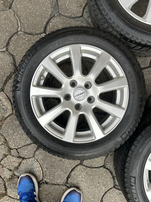 Jante aliaj 5x112mm, anvelope iarna 205/55 R16, VW, Audi, Seat, SKoda, Mercedes
