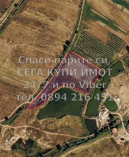 Земеделски масив 41дка със стари рибарници - код 61685