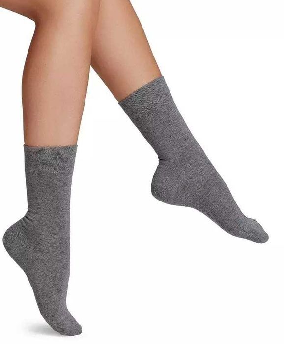 Органични дамски 3 броя чорапи без шев, с мека, не стягаща ластика