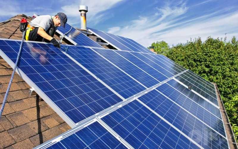 Установка солнечных панелей  Қуёш панелларини ўрнатиш NARADA ECOENERGO