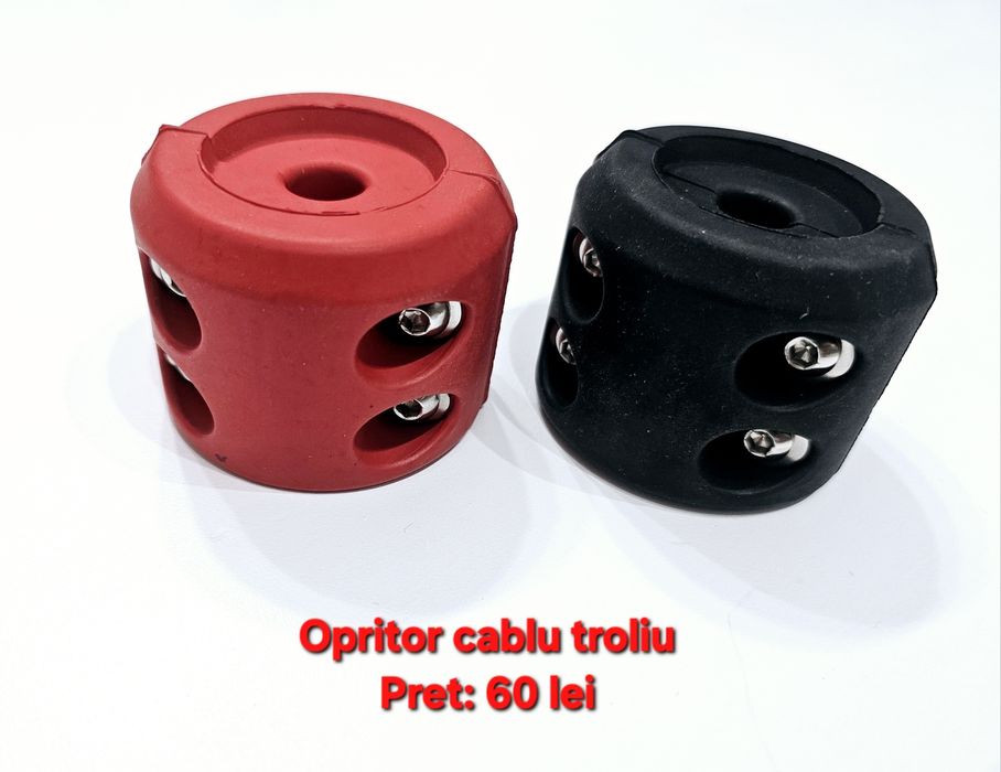 Opritor carlig de cablu pentru troliu din cauciuc si metal