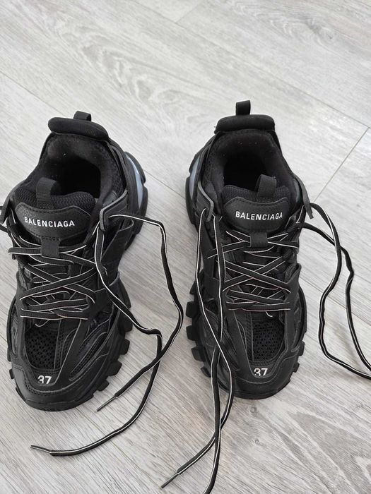 Balenciaga Track Black cu LED