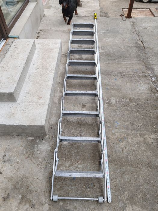 Scară pliabila aluminiu, mansardă,pod