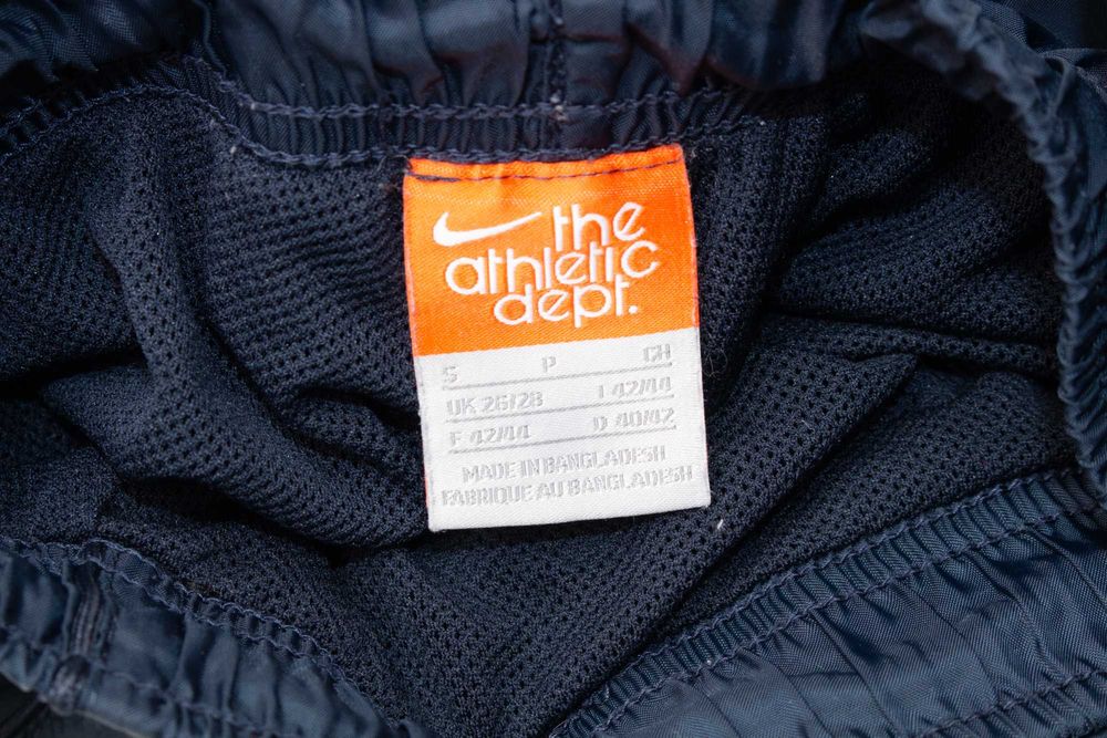 Nike оригинален мъжки панталон синя долница винтидж S
