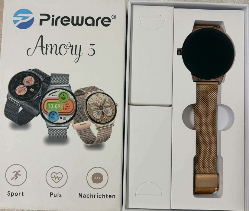 Ceas smartwatch Pireware Amory 5 – Nou, sigilat – Monitorizare puls &