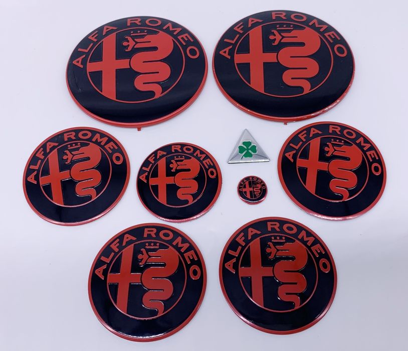 ALFA ROMEO- embleme si capace pentru jante aliaj