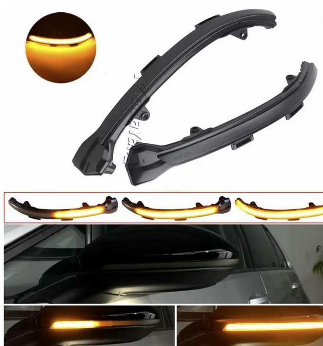 Semnalizări Dinamice Oglinzi LED - VW Golf 7 / 7.5, GTI, R, Touran