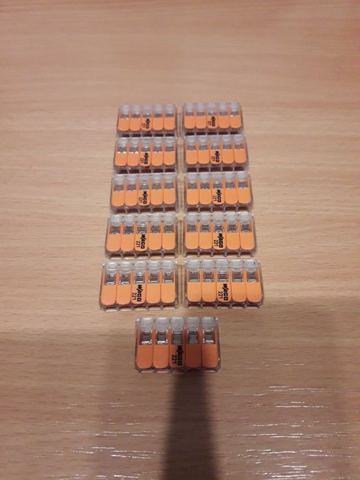 455 (buc.) cleme legatura, conector de imbinare Wago cu 2, 3, 5 poli