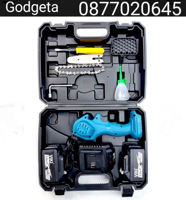 Акумулаторен Трион за Клони, 15 см.25см.30см40см50см.шина, / 36V, 8Ah