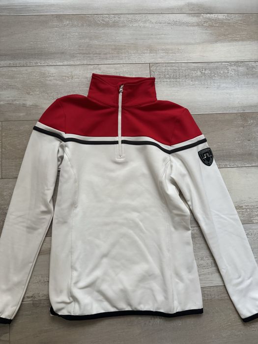 Bluza J.Lindeberg dama S ski schi outdoor alb rosu