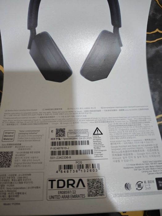 наушник Sony XM5  ползовал 1месяц (отличный состояние) полный комплект