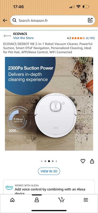 Прахосмукачка робот Deebot