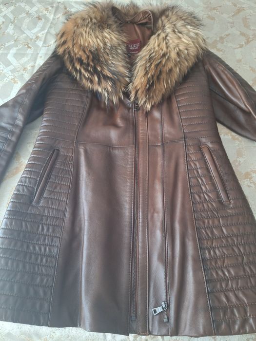 Geaca piele naturala