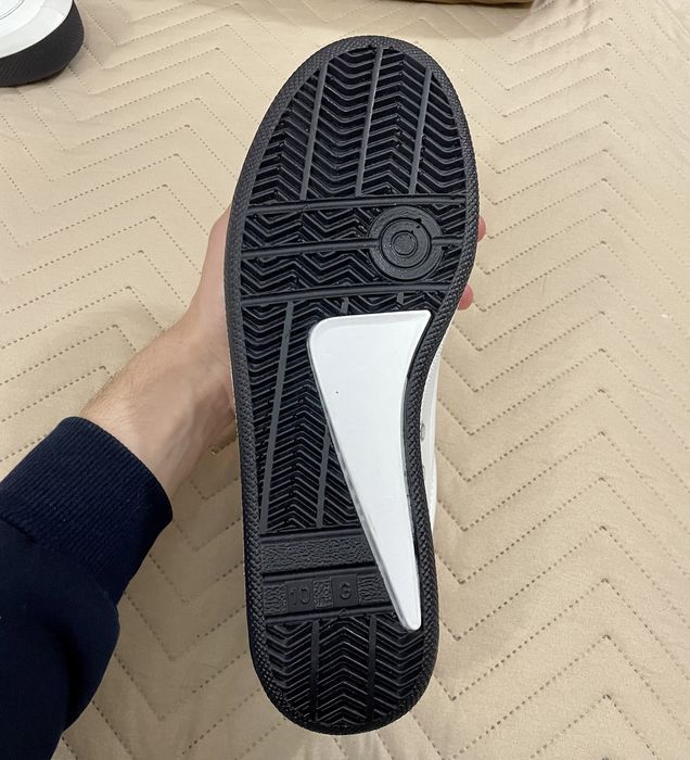 Adidași Nordan albi piele