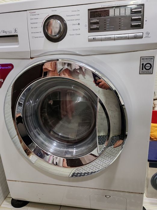 LG 8 kg invertr sushka rejimlik