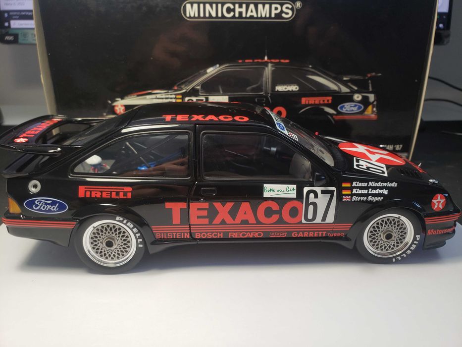 Macheta RARA 1:18 Minichamps Ford Sierra RS 500 Texaco ADAC 24HR 87
