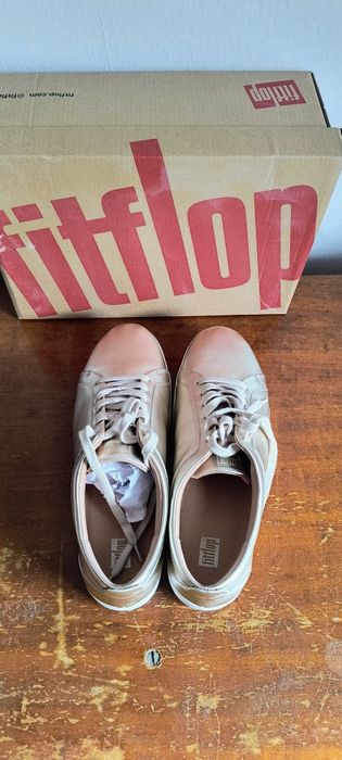 НОВИ Дамски Кецове FitFlop Розово Злато, Размер 41. Директно от Барселона!