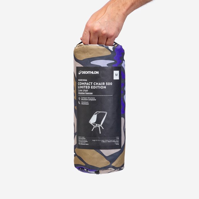 Scaun jos de camping, pliabil și ultra - produs resigilat Decathlon