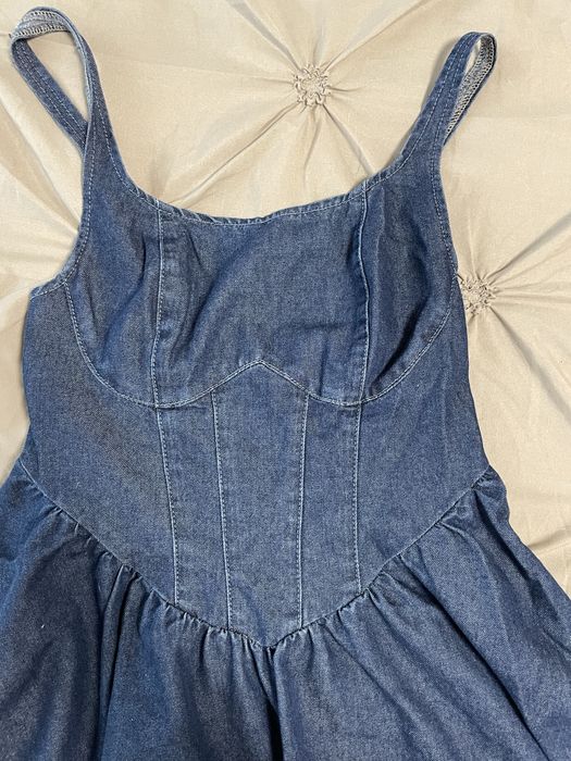 Дънкова рокля С размер