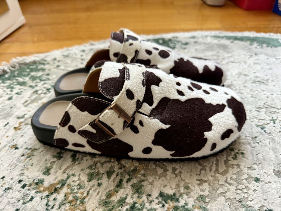 Saboți cow print