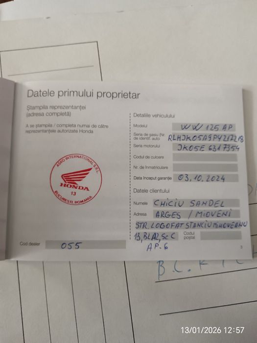 Honda PCX 125 CC 2024