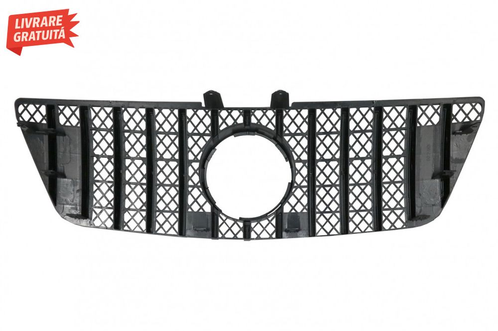 Grila centrala Mercedes ML W164 Facelift (07.2008-2011) Negru Crom GTR