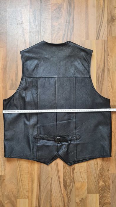 Мъжки елек от естествена кожа