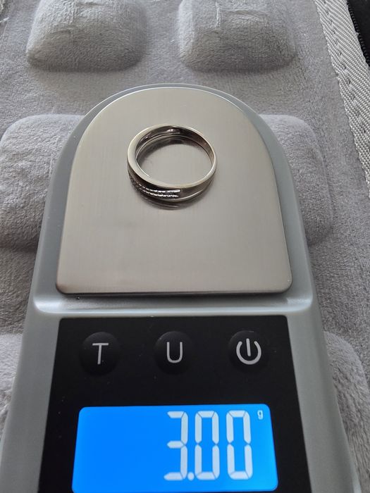 Inel de Logodnă din Aur Alb de 18k cu Briliante