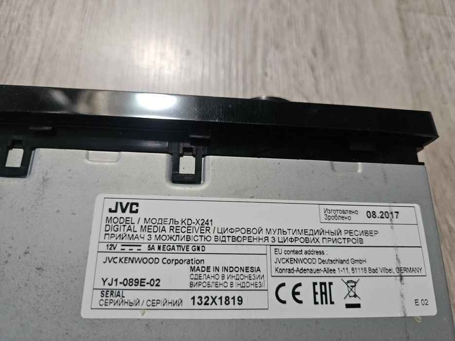 Casetofon auto jvc
