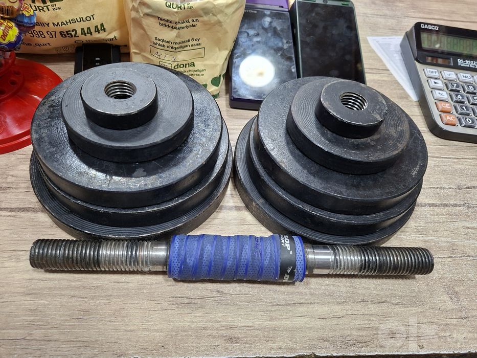 Gantel toshlar 25 kilolik 2ta