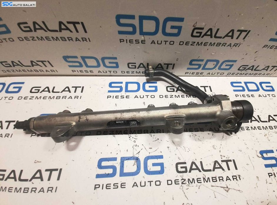 Rampa Presiune Injectoare Distribuitor Carburant Motorina Fiat Doblo 1.3 JTD Multijet 2000 - 2010 Cod 46817523 0445214044 [N0224]