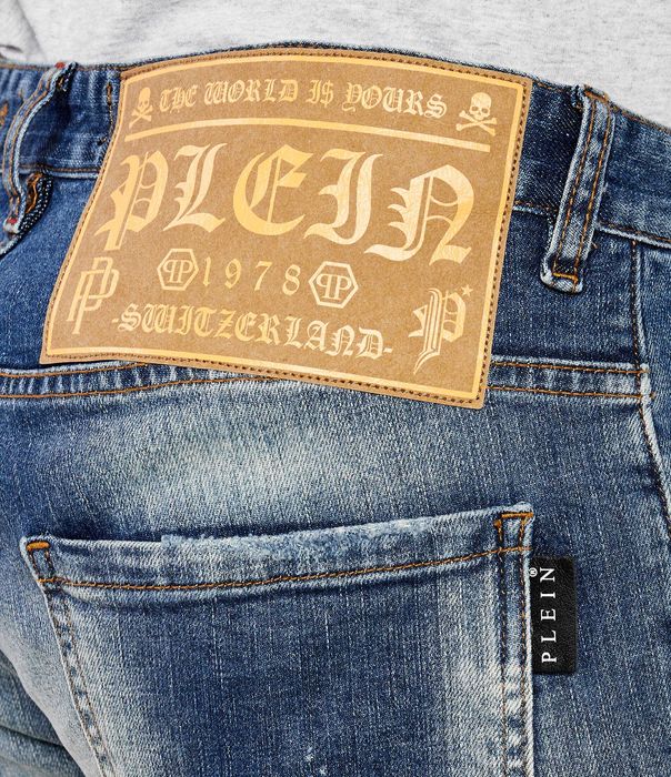 PHILIPP PLEIN оригинални сини мъжки дънки размер 40