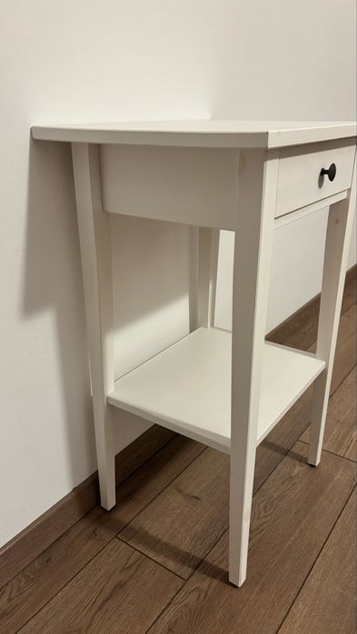 Noptieră IKEA HEMNES, albă – stare impecabilă