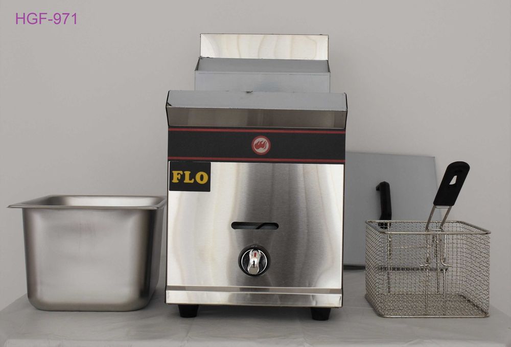 REDUCERE Friteuza  profesionala gaz butelie 8l+8l -TRANSPORT GRATUIT