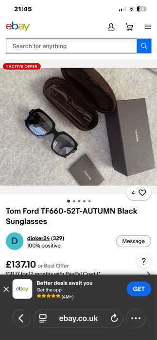 Дамски слънчеви очила Tom Ford