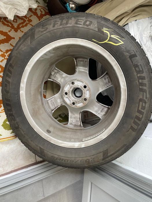 Jante R16 cu senzori presiune + caucicuri Laufenn 205/60 R16