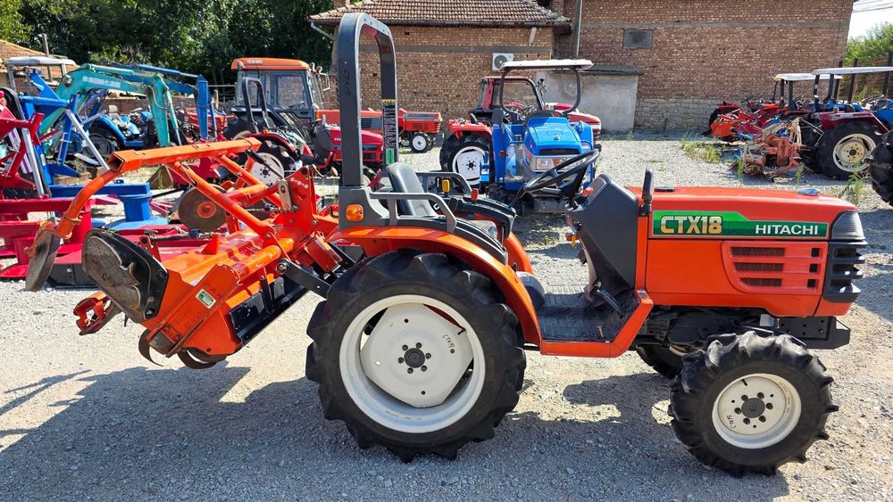 Японски трактор Kubota GB180 (Hitachi CTX18) с фреза, 4x4, 18 кс., АграБГ Джолев