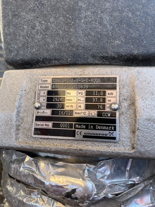 Pompa apa grundfos de 11 kw