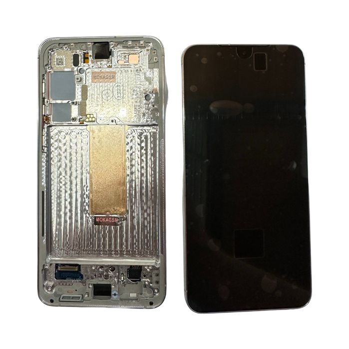 Display Samsung Galaxy S23 Plus S916 cu rama, Lime Rama Silver