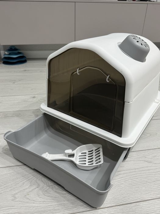 Новый лоток домик для кошек