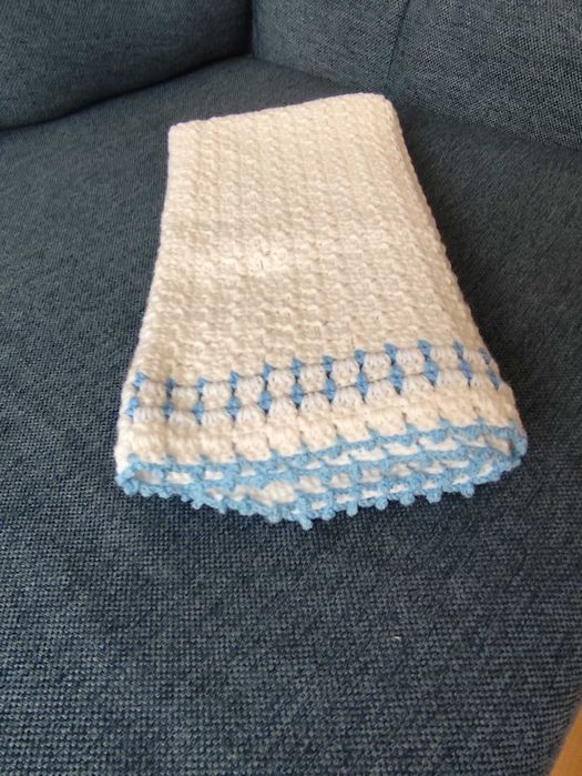 10 лв ПРОМОЦИЯ!:НОВА бебешка плетена пелена 70/70 см